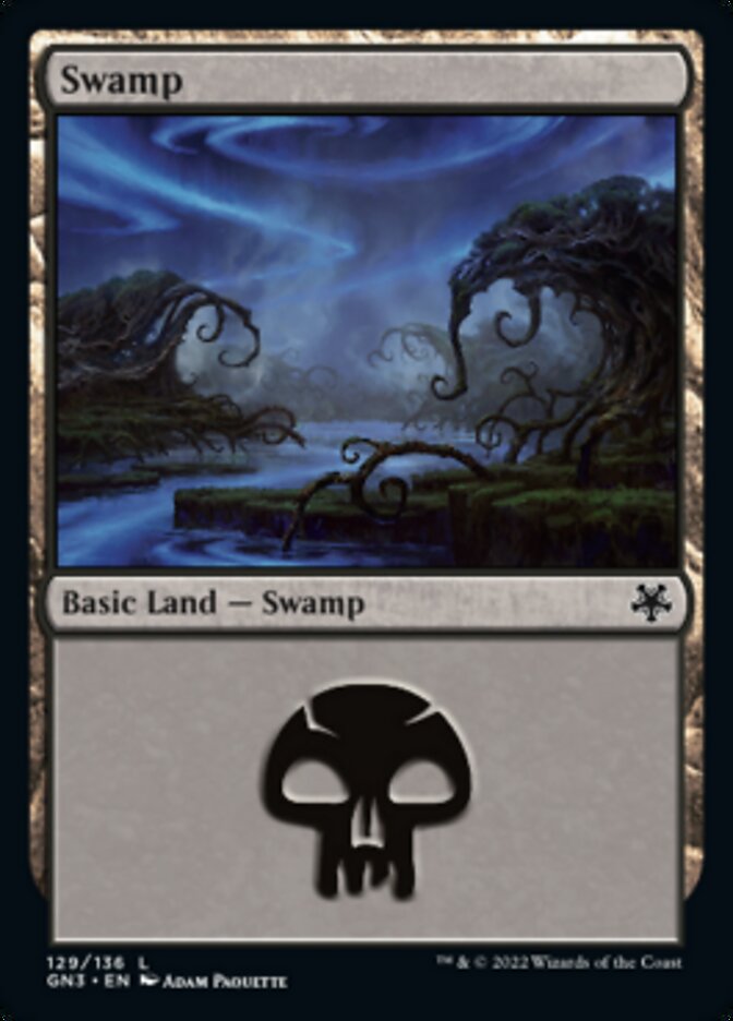 Swamp (129) [Game Night: Free-for-All] - Magic: The Gathering - Card Brawlers | Quebec | Canada |