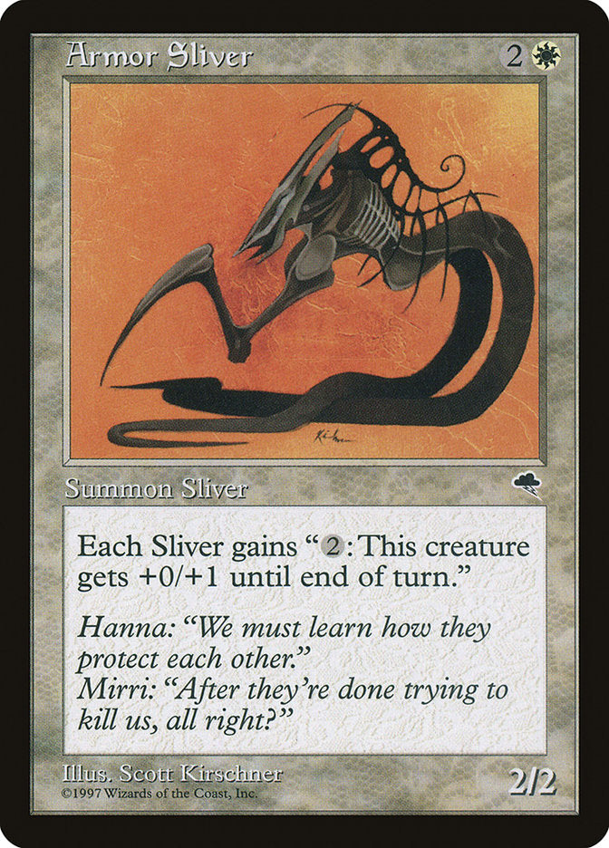 Armor Sliver [Tempest] - Magic: The Gathering - Card Brawlers | Quebec | Canada |