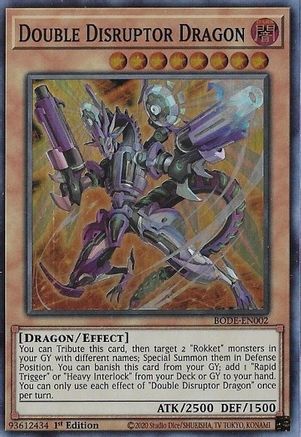Double Disrupter Dragon [BODE-EN002] Super Rare