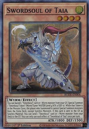 Swordsoul of Taia [BODE-EN004] Super Rare - Yu-Gi-Oh! - Card Brawlers | Quebec | Canada |