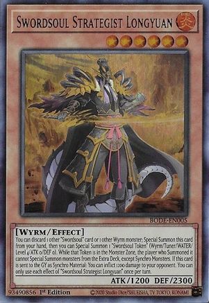 Swordsoul Strategist Longyuan [BODE-EN005] Ultra Rare