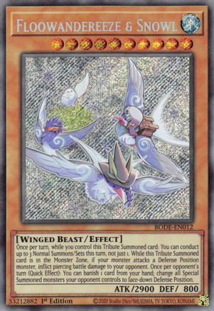 Floowandereeze & Snowl [BODE-EN012] Secret Rare - Yu-Gi-Oh! - Card Brawlers | Quebec | Canada |