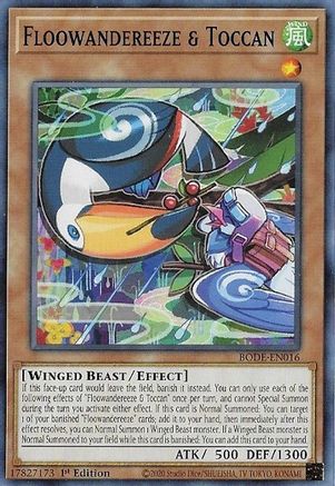 Floowandereeze & Toccan [BODE-EN016] Common - Yu-Gi-Oh! - Card Brawlers | Quebec | Canada |