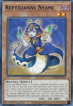 Reptilianne Nyami [BODE-EN019] Common - Yu-Gi-Oh! - Card Brawlers | Quebec | Canada |