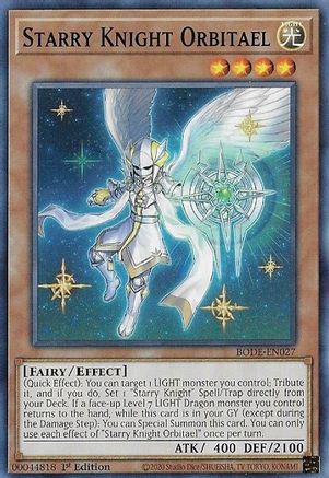 Starry Knight Orbitael [BODE-EN027] Common - Yu-Gi-Oh! - Card Brawlers | Quebec | Canada |
