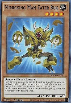 Mimicking Man-Eater Bug [BODE-EN029] Common - Yu-Gi-Oh! - Card Brawlers | Quebec | Canada |