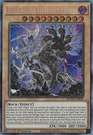 Lord of the Heavenly Prison [BODE-EN030] Secret Rare - Yu-Gi-Oh! - Card Brawlers | Quebec | Canada |