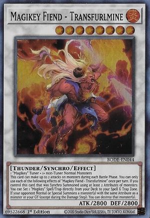 Magikey Fiend - Transfurlmine [BODE-EN044] Super Rare - Yu-Gi-Oh! - Card Brawlers | Quebec | Canada |