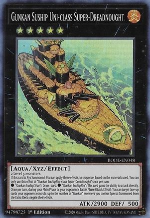 Gunkan Suship Uni-class Super-Dreadnaught [BODE-EN048] Super Rare - Yu-Gi-Oh! - Card Brawlers | Quebec | Canada |