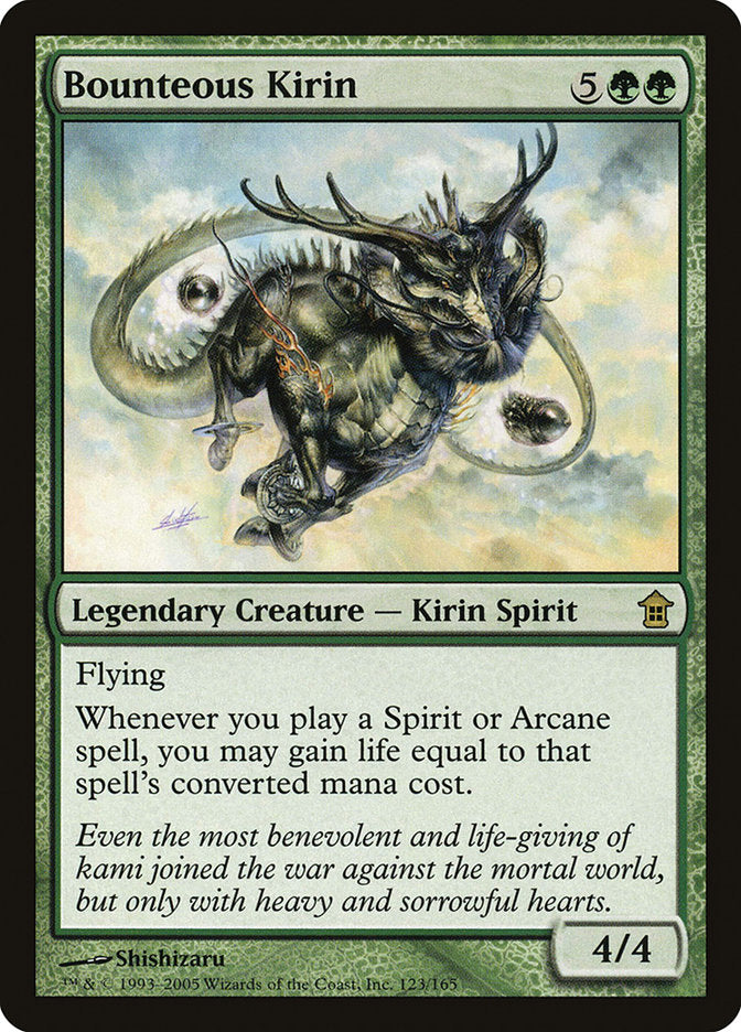 Bounteous Kirin [Saviors of Kamigawa] - Magic: The Gathering - Card Brawlers | Quebec | Canada |
