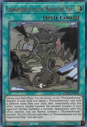 Floowandereeze and the Magnificent Map [BODE-EN058] Ultra Rare - Yu-Gi-Oh! - Card Brawlers | Quebec | Canada |