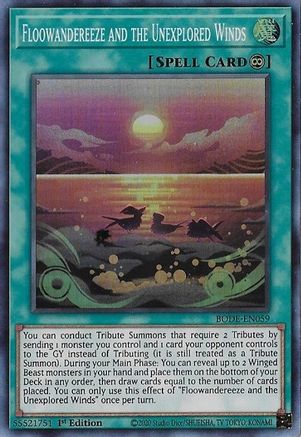 Floowandereeze and the Unexplored Wind [BODE-EN059] Super Rare - Yu-Gi-Oh! - Card Brawlers | Quebec | Canada |