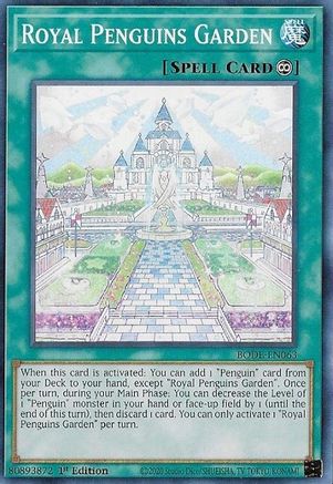Royal Penguins Garden [BODE-EN063] Common - Yu-Gi-Oh! - Card Brawlers | Quebec | Canada |