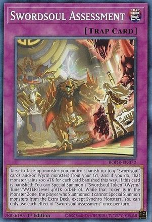 Swordsoul Assessment [BODE-EN072] Common - Yu-Gi-Oh! - Card Brawlers | Quebec | Canada |