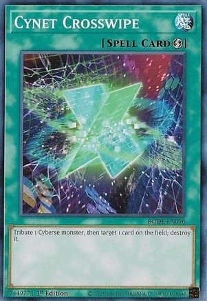 Cynet Crosswipe [BODE-EN096] Common - Yu-Gi-Oh! - Card Brawlers | Quebec | Canada |