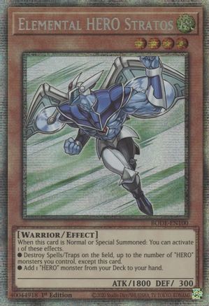 Elemental HERO Stratos [BODE-EN100] Starlight Rare - Yu-Gi-Oh! - Card Brawlers | Quebec | Canada |