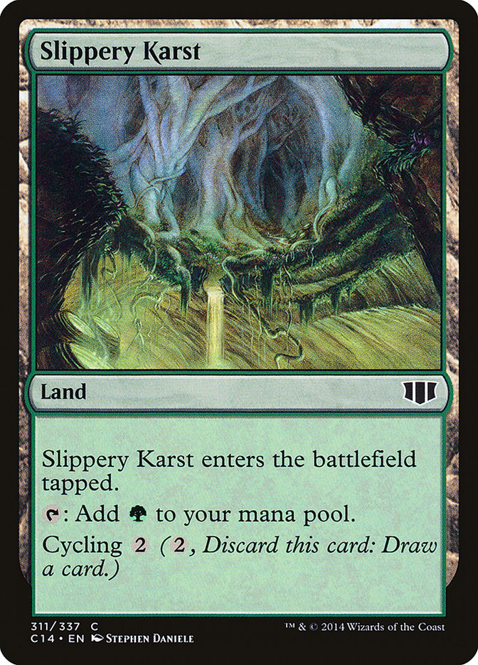 Slippery Karst [Commander 2014] - Magic: The Gathering - Card Brawlers | Quebec | Canada |
