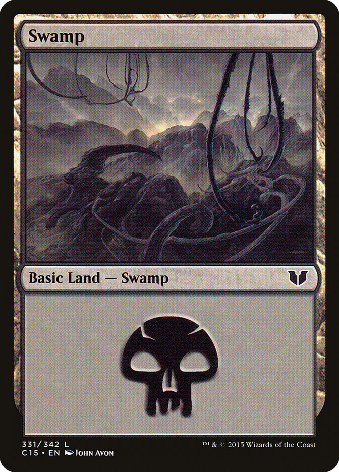 Swamp (331) [Commander 2015] - Magic: The Gathering - Card Brawlers | Quebec | Canada |