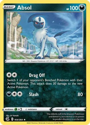 Absol (164/264) [Sword & Shield: Fusion Strike] - Pokémon - Card Brawlers | Quebec | Canada |