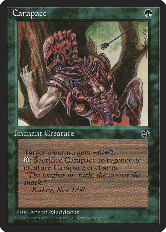 Carapace (Kakra Flavor Text) [Homelands] - Magic: The Gathering - Card Brawlers | Quebec | Canada |