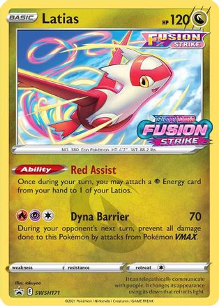Latias (SWSH171) (Prerelease Promo) [Sword & Shield: Black Star Promos] - Pokémon - Card Brawlers | Quebec | Canada |