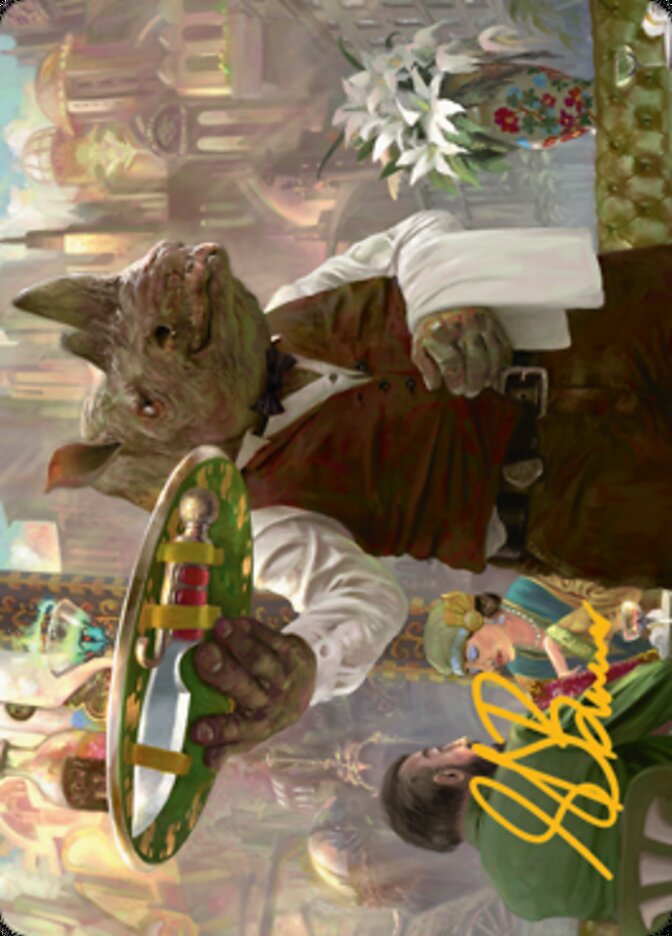 Killer Service Art Card (Gold-Stamped Signature) [Streets of New Capenna Art Series] - Magic: The Gathering - Card Brawlers | Quebec | Canada |