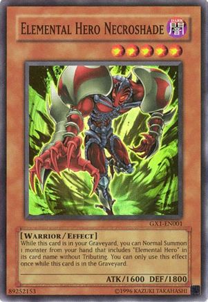 Elemental Hero Necroshade (GX1-EN001) Super Rare