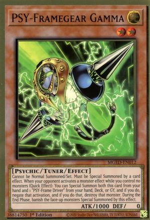 PSY-Framegear Gamma [MGED-EN012] Gold Rare - Yu-Gi-Oh! - Card Brawlers | Quebec | Canada |