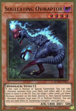 Souleating Oviraptor [MGED-EN015] Gold Rare - Yu-Gi-Oh! - Card Brawlers | Quebec | Canada |