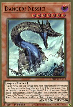 Danger! Nessie! [MGED-EN019] Gold Rare - Yu-Gi-Oh! - Card Brawlers | Quebec | Canada |