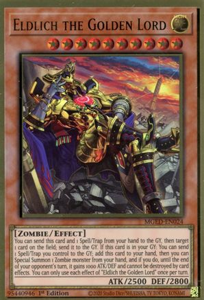 Eldlich the Golden Lord (Alternate Art) [MGED-EN024] Gold Rare - Yu-Gi-Oh! - Card Brawlers | Quebec | Canada |