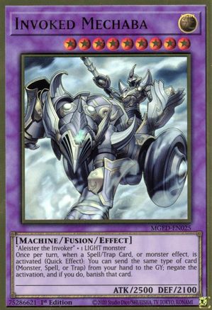 Invoked Mechaba [MGED-EN025] Gold Rare - Yu-Gi-Oh! - Card Brawlers | Quebec | Canada |