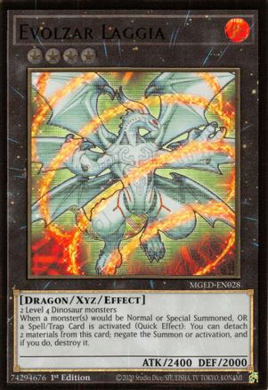 Evolzar Laggia [MGED-EN028] Gold Rare - Yu-Gi-Oh! - Card Brawlers | Quebec | Canada |