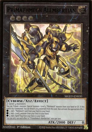 Primathmech Alembertian [MGED-EN030] Gold Rare - Yu-Gi-Oh! - Card Brawlers | Quebec | Canada |