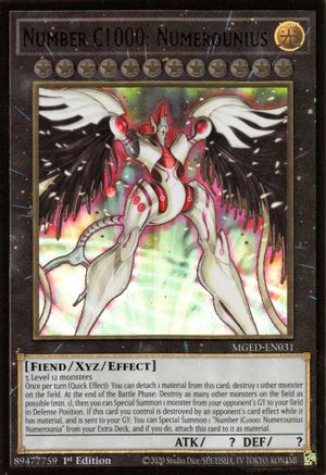 Number C1000: Numerounius [MGED-EN031] Gold Rare - Yu-Gi-Oh! - Card Brawlers | Quebec | Canada |