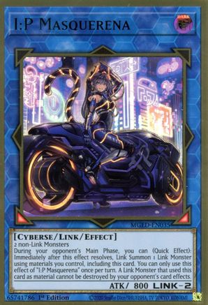 I:P Masquerena (Alternate Art) [MGED-EN035] Gold Rare - Yu-Gi-Oh! - Card Brawlers | Quebec | Canada |