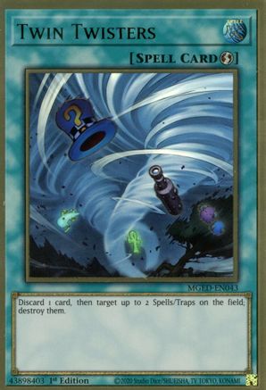 Twin Twisters [MGED-EN043] Gold Rare - Yu-Gi-Oh! - Card Brawlers | Quebec | Canada |