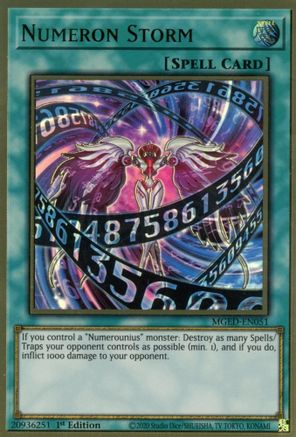 Numeron Storm [MGED-EN051] Gold Rare - Yu-Gi-Oh! - Card Brawlers | Quebec | Canada |