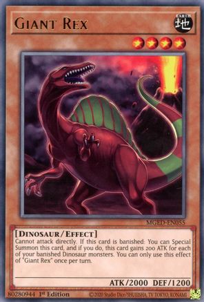 Giant Rex [MGED-EN055] Rare - Yu-Gi-Oh! - Card Brawlers | Quebec | Canada |