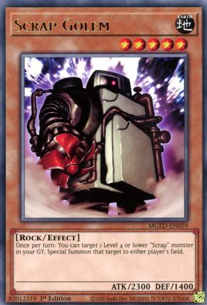 Scrap Golem [MGED-EN059] Rare - Yu-Gi-Oh! - Card Brawlers | Quebec | Canada |