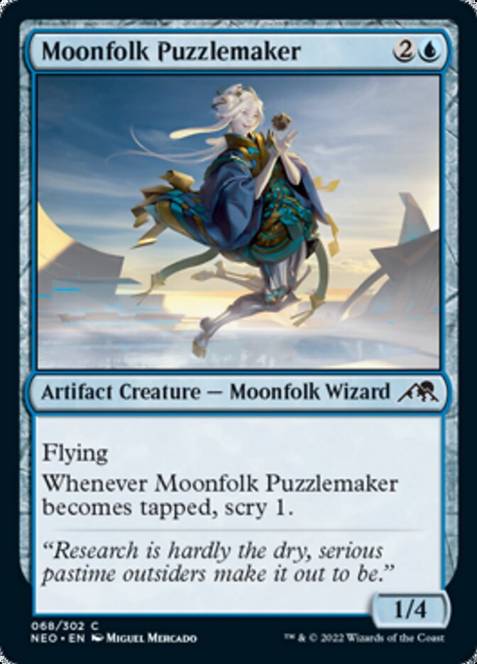 Moonfolk Puzzlemaker [Kamigawa: Neon Dynasty] - Magic: The Gathering - Card Brawlers | Quebec | Canada |