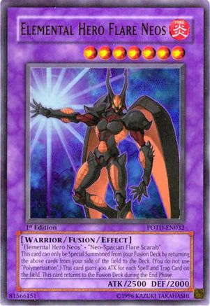 Héros élémentaire Flare Neos [POTD-EN032] Ultra Rare 