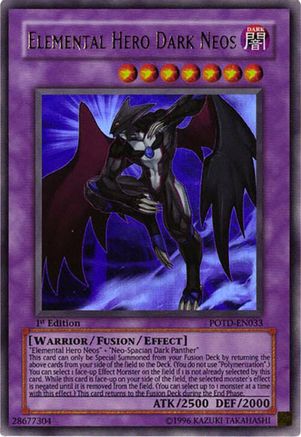 Elemental Hero Dark Neos (POTD-EN033) Ultra Rare