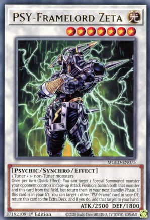 PSY-Framelord Zeta [MGED-EN075] Rare - Yu-Gi-Oh! - Card Brawlers | Quebec | Canada |