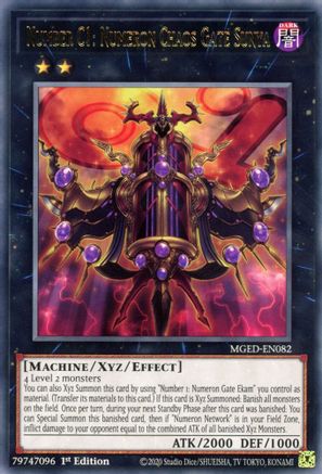 Number C1: Numeron Chaos Gate Sunya [MGED-EN082] Rare - Yu-Gi-Oh! - Card Brawlers | Quebec | Canada |
