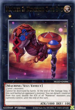 Number 2: Numeron Gate Dve [MGED-EN084] Rare - Yu-Gi-Oh! - Card Brawlers | Quebec | Canada |