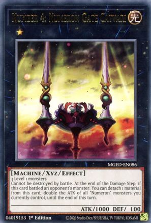 Number 4: Numeron Gate Catvari [MGED-EN086] Rare - Yu-Gi-Oh! - Card Brawlers | Quebec | Canada |