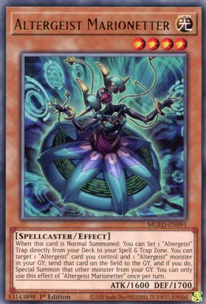 Altergeist Marionetter [MGED-EN091] Rare - Yu-Gi-Oh! - Card Brawlers | Quebec | Canada |