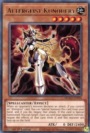 Altergeist Kunquery [MGED-EN094] Rare - Yu-Gi-Oh! - Card Brawlers | Quebec | Canada |