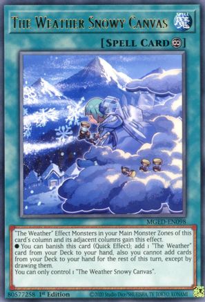 The Weather Snowy Canvas [MGED-EN098] Rare - Yu-Gi-Oh! - Card Brawlers | Quebec | Canada |